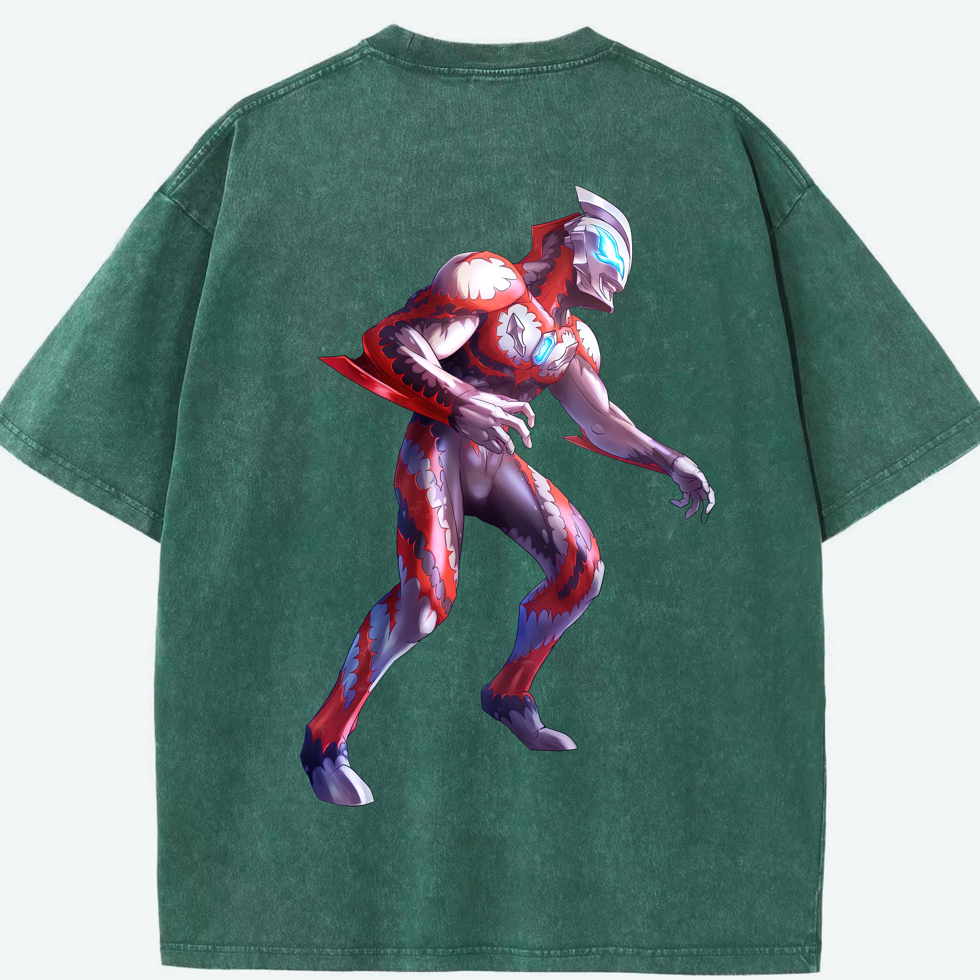 （画像用） ウルトラマン Ultraman 綿100% ヴィンテージ風 半袖Tシャツ（背面プリント）
